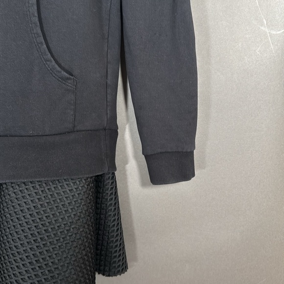 The Kooples Sport Black Hoodie with Integrated Skirt, From Movie Wardrobe - Picture 6 of 7